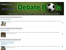 Tablet Screenshot of debatebola11.blogspot.com