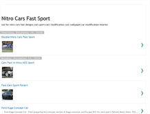 Tablet Screenshot of nitrocarsfastsport.blogspot.com