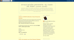 Desktop Screenshot of peruevaluaciondocente.blogspot.com