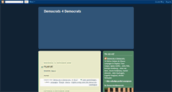 Desktop Screenshot of democrats4democrats.blogspot.com