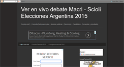 Desktop Screenshot of elecciones2011online.blogspot.com