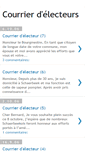 Mobile Screenshot of courrierdelecteurs.blogspot.com