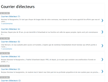 Tablet Screenshot of courrierdelecteurs.blogspot.com