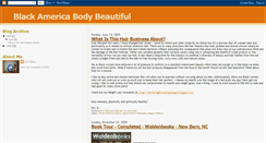 Desktop Screenshot of blackamericabodybeautiful.blogspot.com
