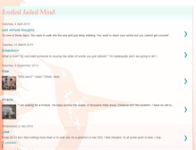 Tablet Screenshot of jostled-jaded-mind.blogspot.com