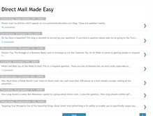 Tablet Screenshot of directmailmadeeasy.blogspot.com