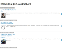 Tablet Screenshot of karsiliksizcek-magdurlari.blogspot.com