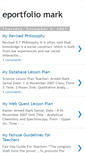 Mobile Screenshot of eportfoliomark.blogspot.com