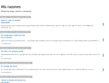 Tablet Screenshot of mis-sinrazones.blogspot.com