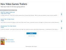 Tablet Screenshot of newvideogamestrailers.blogspot.com