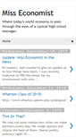 Mobile Screenshot of misseconomist.blogspot.com