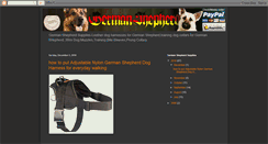 Desktop Screenshot of german-shepherd-dog-breed-store.blogspot.com