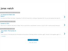 Tablet Screenshot of jonaswatch.blogspot.com