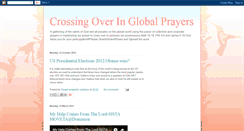 Desktop Screenshot of crossingoverprayerline.blogspot.com