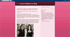 Desktop Screenshot of lauren-laurensweightlossblog.blogspot.com