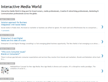 Tablet Screenshot of interactivemediaworld.blogspot.com