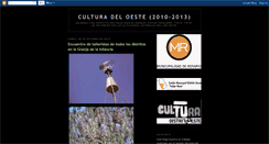 Desktop Screenshot of culturadeloeste.blogspot.com