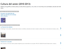 Tablet Screenshot of culturadeloeste.blogspot.com