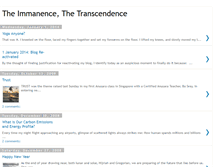 Tablet Screenshot of immanencetranscendence.blogspot.com