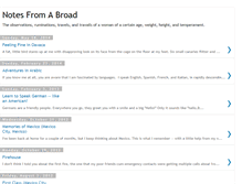 Tablet Screenshot of notesfromabroad-barbarava.blogspot.com
