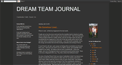 Desktop Screenshot of dreamteamjournal.blogspot.com