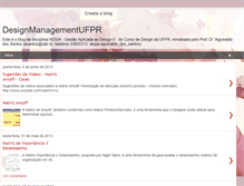Tablet Screenshot of designmanagementufpr.blogspot.com
