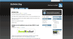Desktop Screenshot of biowallet.blogspot.com