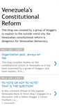 Mobile Screenshot of constitutional-reform-venezuela.blogspot.com