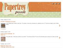 Tablet Screenshot of papertreyposse.blogspot.com