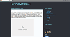 Desktop Screenshot of ginasdvd.blogspot.com