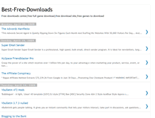 Tablet Screenshot of best-free-downloads-bestfreedownloads.blogspot.com