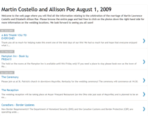 Tablet Screenshot of costellopoewedding2009.blogspot.com