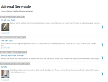 Tablet Screenshot of adrenalserenade.blogspot.com
