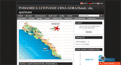 Desktop Screenshot of podgorica-letovanje-hoteli-crnagora.blogspot.com