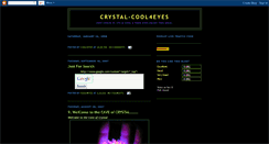 Desktop Screenshot of crystal-cool4eyes.blogspot.com