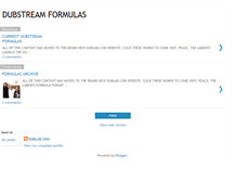 Tablet Screenshot of dubstreamformulas.blogspot.com