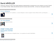Tablet Screenshot of davidarveiller.blogspot.com