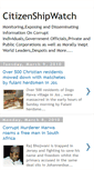 Mobile Screenshot of citizenshipwatch.blogspot.com