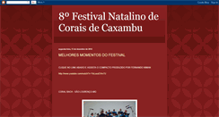 Desktop Screenshot of festivaldecoraiscaxambu.blogspot.com