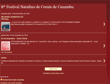 Tablet Screenshot of festivaldecoraiscaxambu.blogspot.com