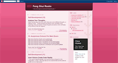 Desktop Screenshot of fengshuirealm.blogspot.com