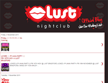 Tablet Screenshot of lustnightclub.blogspot.com