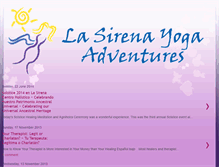 Tablet Screenshot of lasirenayoga.blogspot.com