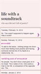 Mobile Screenshot of lifewithasoundtrack.blogspot.com