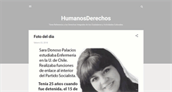 Desktop Screenshot of humanosderechos.blogspot.com
