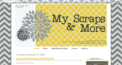 Desktop Screenshot of myscrapsandmore.blogspot.com