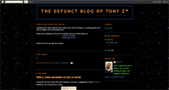 Desktop Screenshot of blogoftonyz.blogspot.com