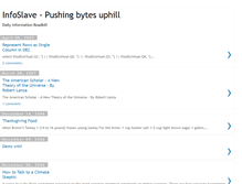 Tablet Screenshot of infoslave.blogspot.com