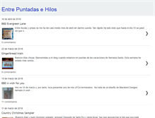 Tablet Screenshot of entrepuntadasehilos.blogspot.com