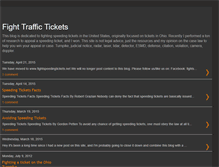 Tablet Screenshot of fightohiospeedingtickets.blogspot.com